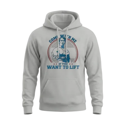 Arnold Schwarzenegger Unisex Hoodie - Ash