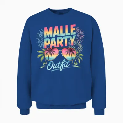 Malle Party Outfit Unisex Sweatshirt - Royal