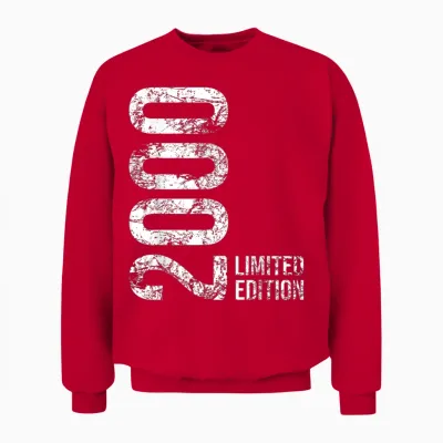 26. Geburtstag Mann Frau 26 Jahre 2000 Geburtstags Unisex Sweatshirt - Red