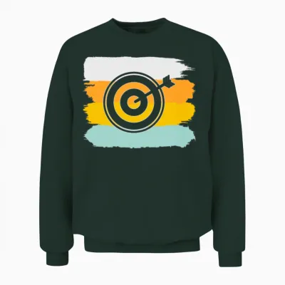 Darts Retro Unisex Sweatshirt - Forest