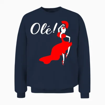 Spain Flamenco Flamenco Dancer Unisex Sweatshirt - Navy