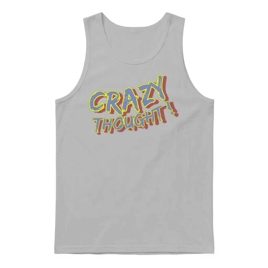 Crazy Thinking 2024 5 3 14 29 28 Unisex Tank Top - Ash