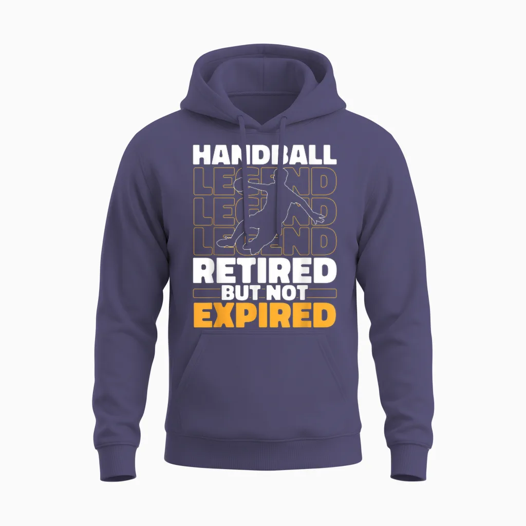 Handball Im Ruhestand Spieler Sport Verein - Handballer Unisex Hoodie in Heather Sport Dark Navy