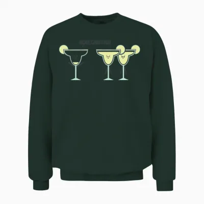 Moregaritas Funny Unisex Sweatshirt - Forest