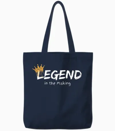 🔥 Legend in the Making 🔥 Tote Bags - Navy
