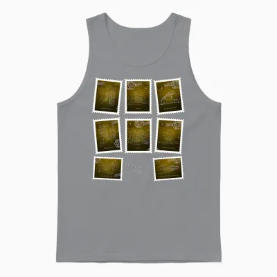 Merveilles D'alula T-Shirt Haut De Gamme Unisex Tank Top - Sport Grey