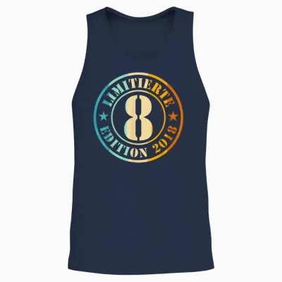 8. Geburtstag Junge Mädchen Limited Edition 2012 Jahre Unisex Tank Top - Navy