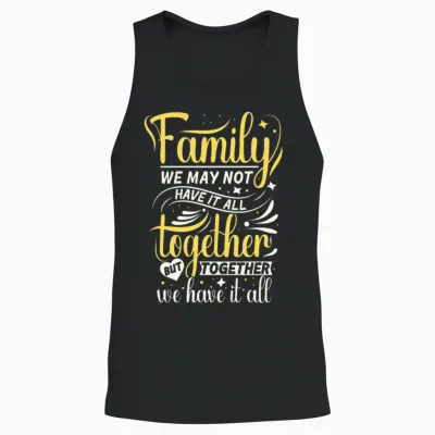 Matching Family Gathering Reunion Family Together Unisex Tank Top - Black