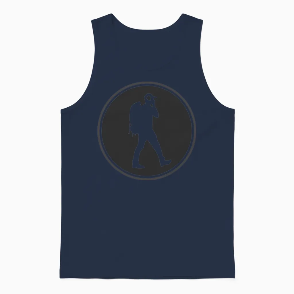 Hiking & Outdoors Unisex Tank Top in Navy