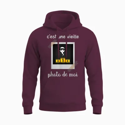 C’est Une Vieille Photo De Moi Humour Original Drôle Homme Unisex Hoodie - Maroon
