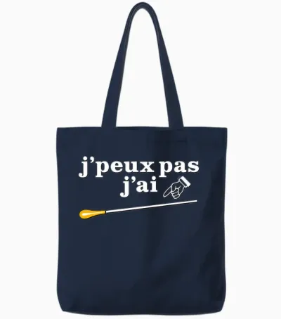Meilleur Chef D'orchestre Humour Drôle Directeur De Musique T-Shirt Haut De Gamme Tote Bags - Navy