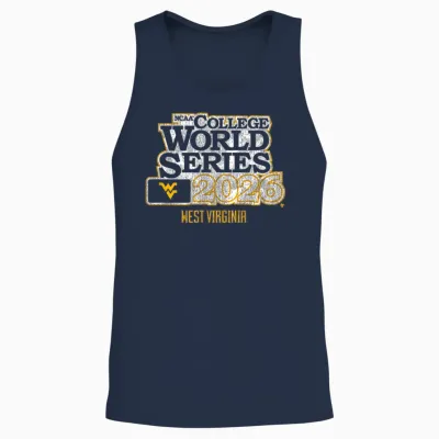 2026 College World Series - West Virginia Baseball Unisex Tank Top - Navy