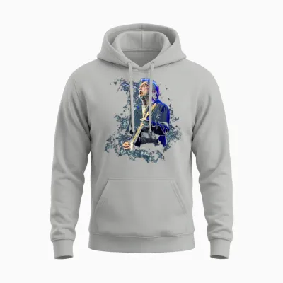 Eric Clapton Bei Paul Jones Charity Concert 2018 Unisex Hoodie - Ash