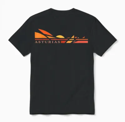 Asturies Espagne Lifestyle - Asturias España Unisex T-Shirt - Black