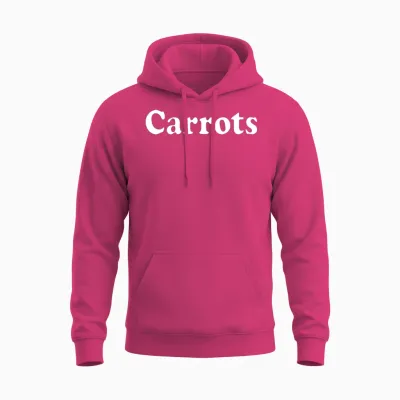 Carrots Unisex Hoodie - Heliconia