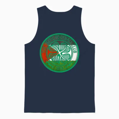 Celtic Palestine Unisex Tank Top - Navy