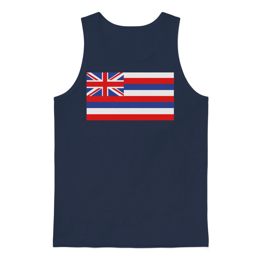 Flag of Hawaii Unisex Tank Top - Navy