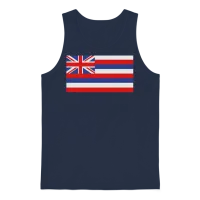 Flag of Hawaii Unisex Tank Top - Navy – 1