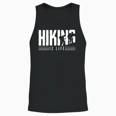 Hiking Unisex Tank Top - Black
