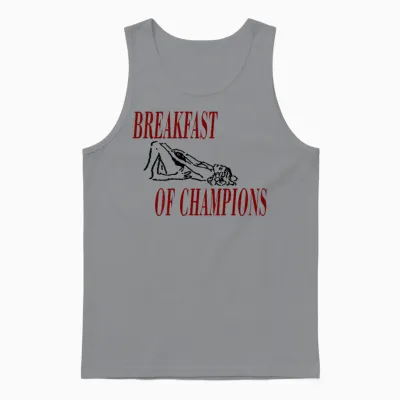 Breakfast of Champions Official Unisex Tank Top - Sport Grey