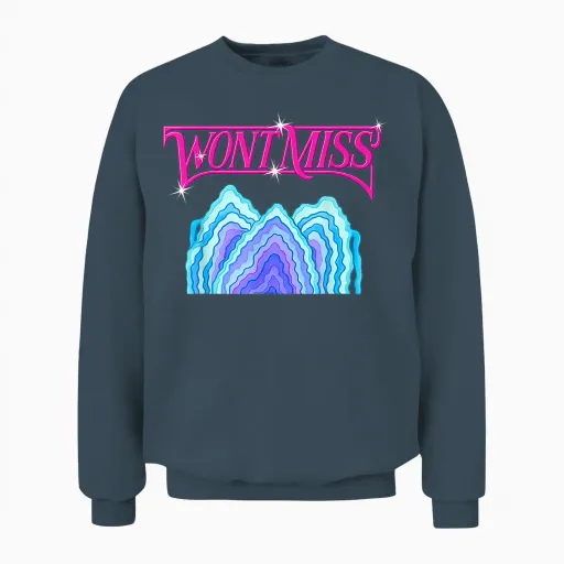 Won't Miss Unisex Sweatshirt - Dark Heather