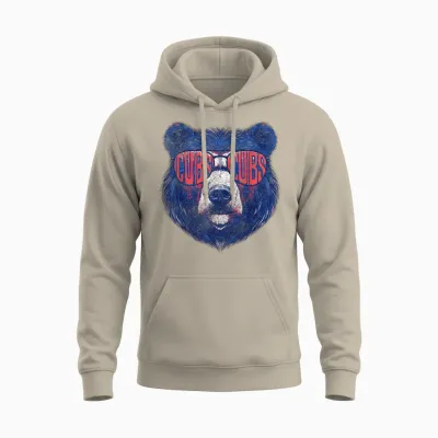 Cubs Wearing Sunglasses Retro Vintage Unisex Hoodie - Sand