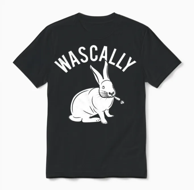 Funny Animal Unisex T-Shirt in Black