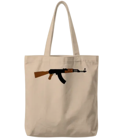 Ak-47 Tote Bags - Natural