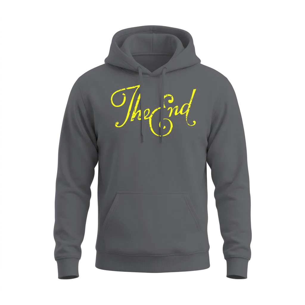 The End Unisex Hoodie - Charcoal