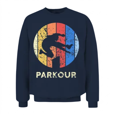 Parkour Unisex Sweatshirt - Navy