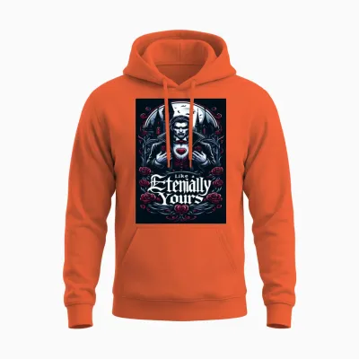 Funny Eternally Yours Unisex Hoodie - Orange