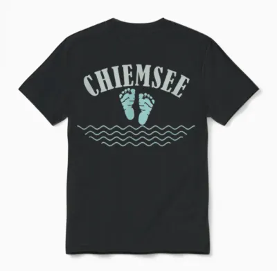 Chiemsee Unisex T-Shirt - Black