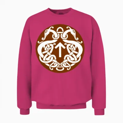 Tyr Rune Unisex Sweatshirt - Heliconia