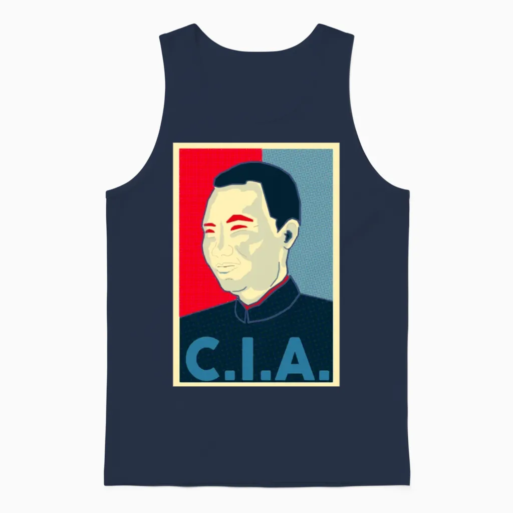 General Vang Pao Unisex Tank Top in Navy