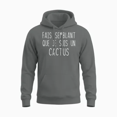 Funny Cactus Costume for Halloween Costume T-Shirt, Green, S Unisex Hoodie - Graphite Heather