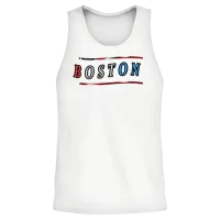 Boston Unisex Tank Top - White – 2