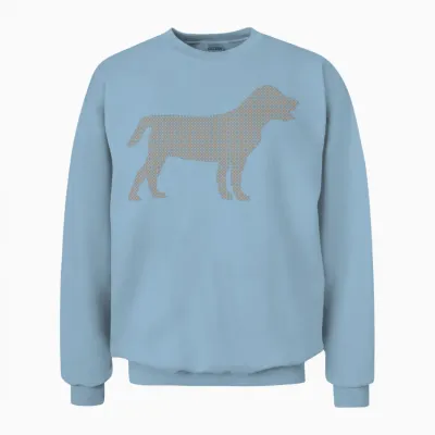 Dog Unisex Sweatshirt - Light Blue