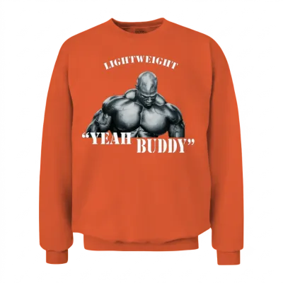Ronnie Coleman Light Weight Baby Unisex Sweatshirt - Orange