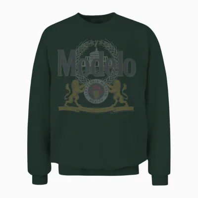 Officially Licensed Modelo Classic Casual Unisex Sweatshirt - Forest