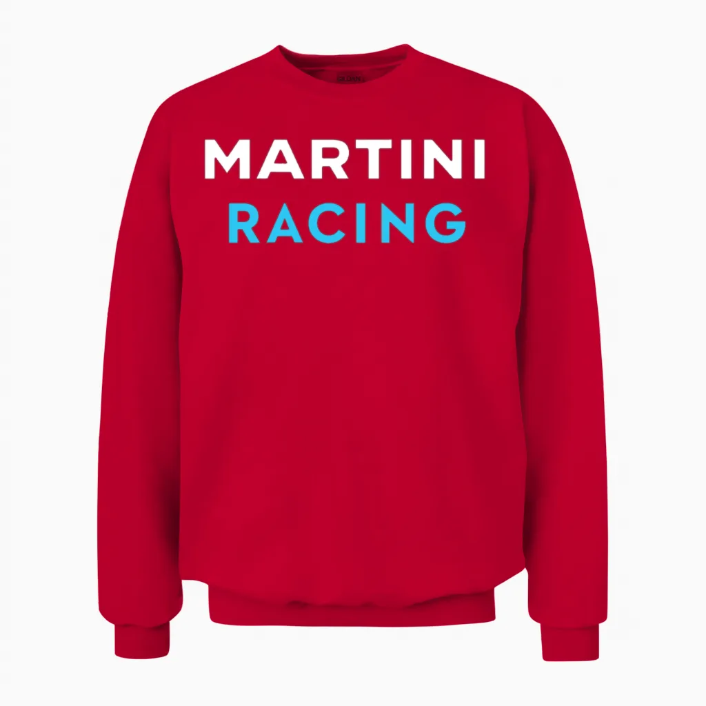 Martini Racing Retro Unisex Sweatshirt in Red