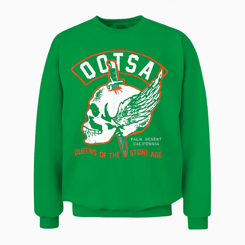 Queens of the Stone Age Kultige Rockmusik Und Metal Für Fans Unisex Sweatshirt in Irish Green