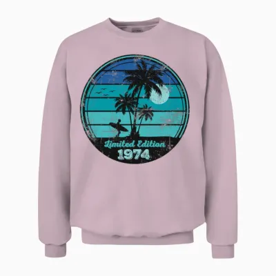 1974 Limited Edition Unisex Sweatshirt - Light Pink