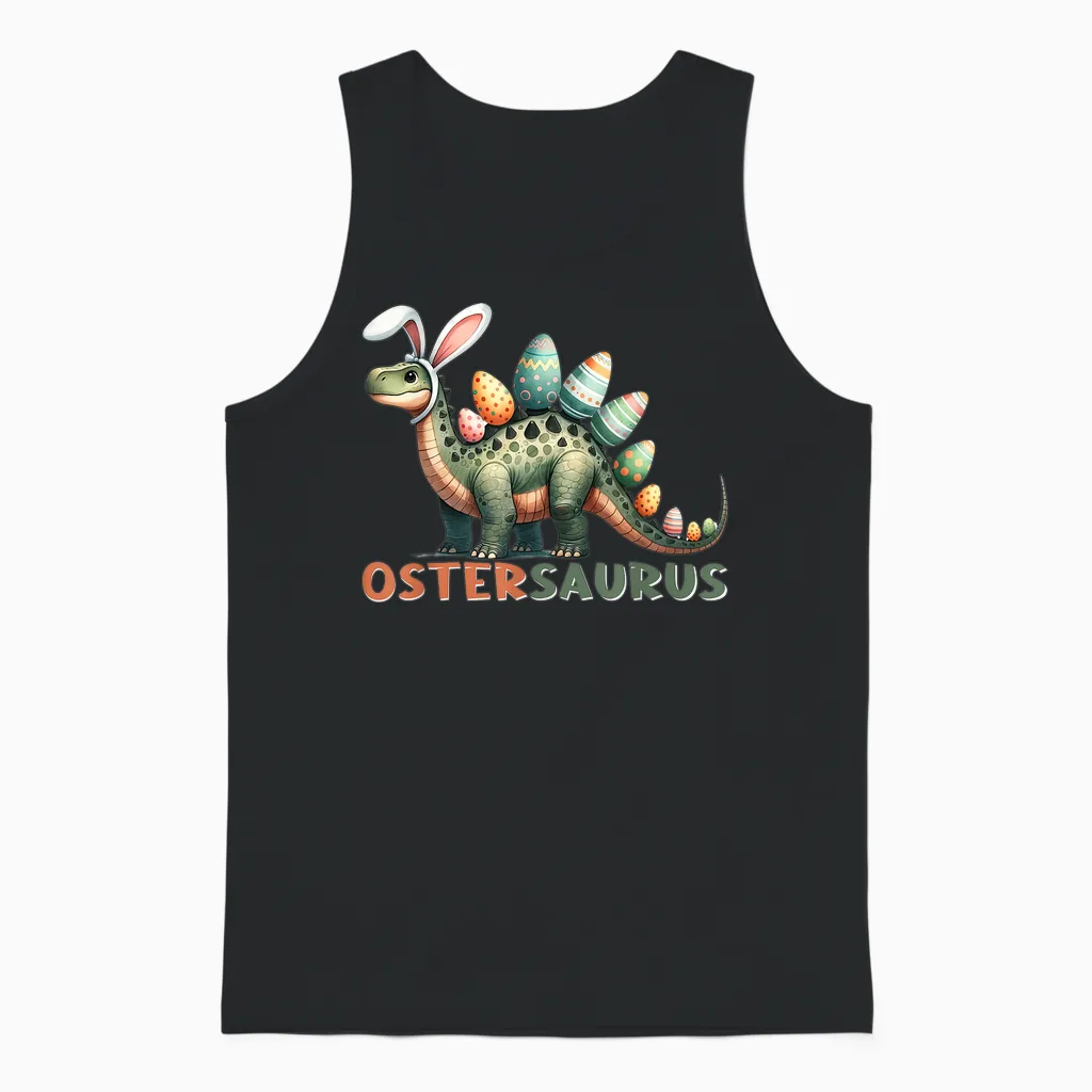 Ostergeschenke Ostern Outfit Junge Mädchen Dinosaurier Dino Unisex Tank Top in Black