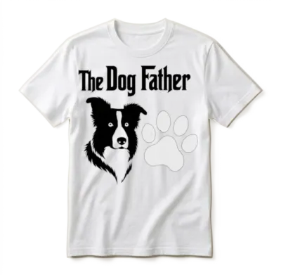 The Dog Father Unisex T-Shirt - White