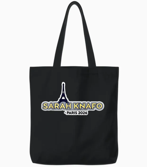 Sarah Knafo - Paris 2026 Tote Bags in Black