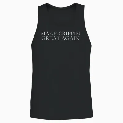 Make Crippin Great Again Unisex Tank Top - Black