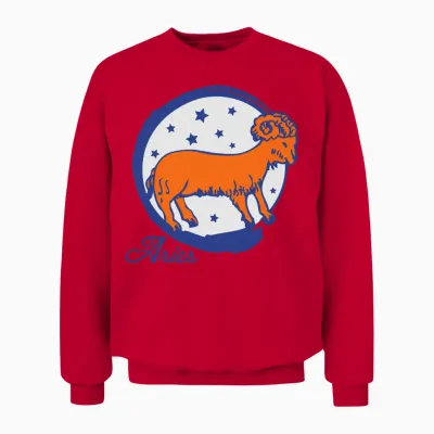 Aries Unisex Sweatshirt - Red