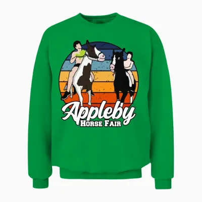 Horse Racing Unisex Sweatshirt - Irish Green