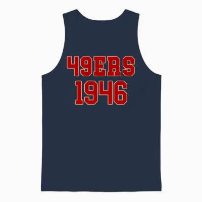 49ers Football 49ers 1946 Unisex Tank Top - Navy