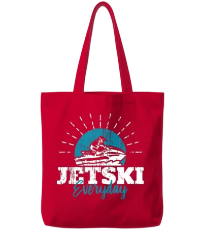 Jetski Gift Tote Bags - Red